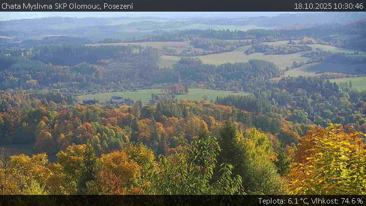 Chata Myslivna SKP Olomouc - Posezení - 18.10.2025 v 10:30 Chata Myslivna SKP Olomouc - Posezení - 18.10.2025 v 10:30