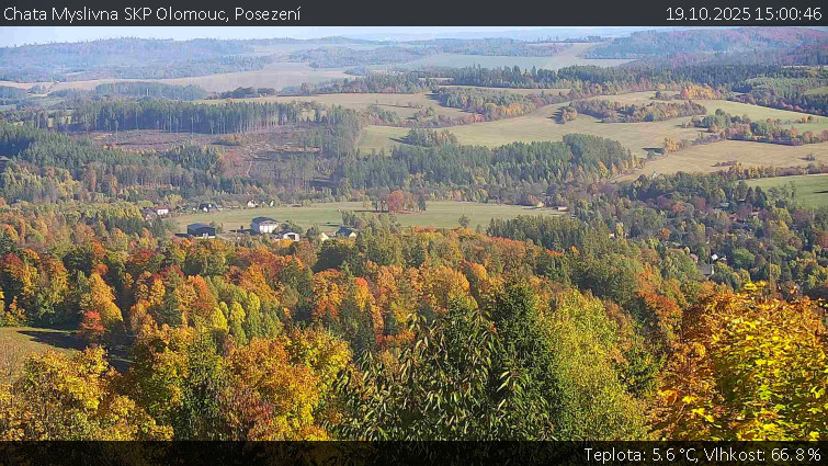 Chata Myslivna SKP Olomouc - Posezení - 19.10.2025 v 15:00 Chata Myslivna SKP Olomouc - Posezení - 19.10.2025 v 15:00