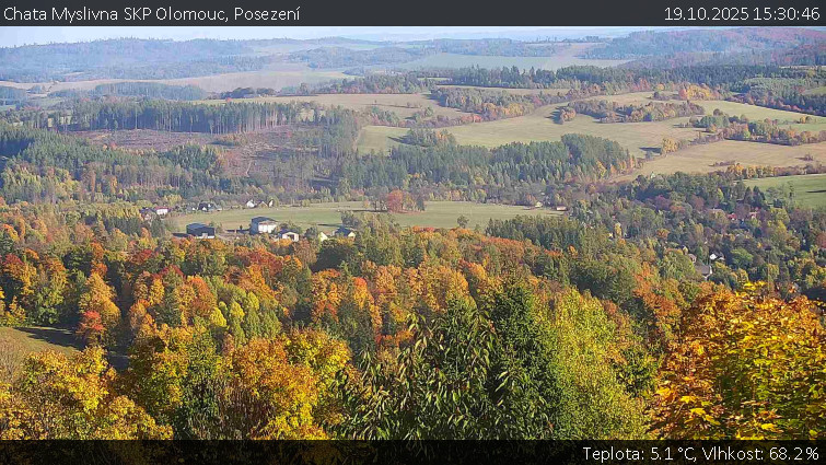 Chata Myslivna SKP Olomouc - Posezení - 19.10.2025 v 15:30 Chata Myslivna SKP Olomouc - Posezení - 19.10.2025 v 15:30