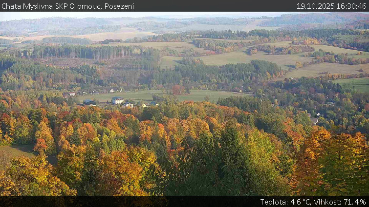 Chata Myslivna SKP Olomouc - Posezení - 19.10.2025 v 16:30 Chata Myslivna SKP Olomouc - Posezení - 19.10.2025 v 16:30