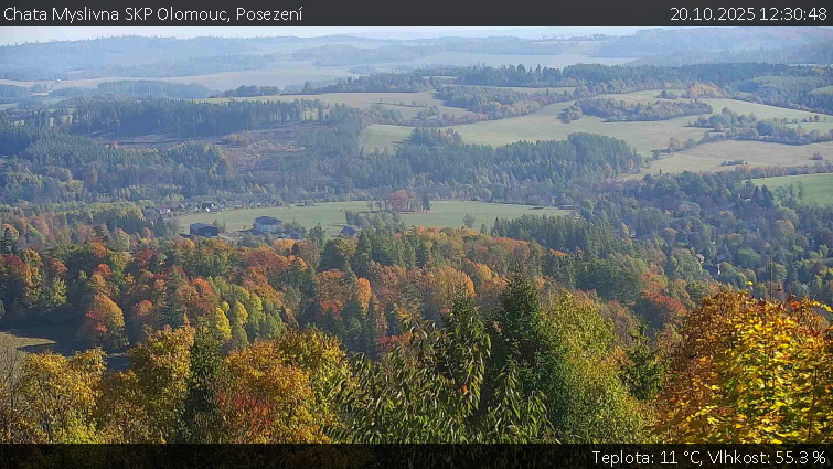 Chata Myslivna SKP Olomouc - Posezení - 20.10.2025 v 12:30 Chata Myslivna SKP Olomouc - Posezení - 20.10.2025 v 12:30