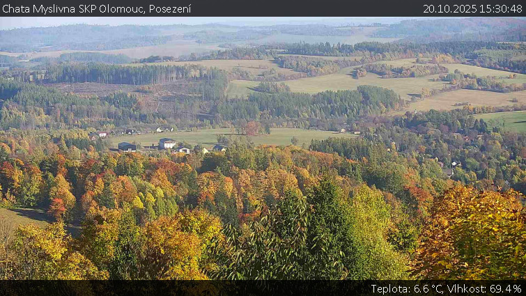 Chata Myslivna SKP Olomouc - Posezení - 20.10.2025 v 15:30 Chata Myslivna SKP Olomouc - Posezení - 20.10.2025 v 15:30