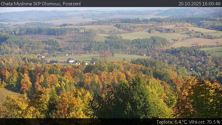 Chata Myslivna SKP Olomouc - Posezení - 20.10.2025 v 16:00 Chata Myslivna SKP Olomouc - Posezení - 20.10.2025 v 16:00