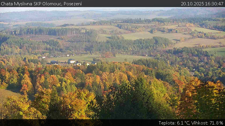 Chata Myslivna SKP Olomouc - Posezení - 20.10.2025 v 16:30 Chata Myslivna SKP Olomouc - Posezení - 20.10.2025 v 16:30