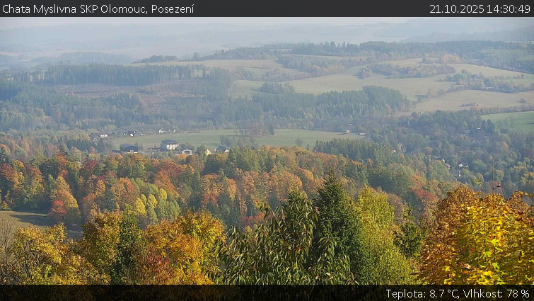 Chata Myslivna SKP Olomouc - Posezení - 21.10.2025 v 14:30 Chata Myslivna SKP Olomouc - Posezení - 21.10.2025 v 14:30