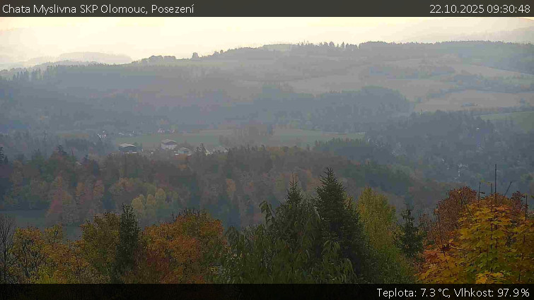 Chata Myslivna SKP Olomouc - Posezení - 22.10.2025 v 09:30 Chata Myslivna SKP Olomouc - Posezení - 22.10.2025 v 09:30