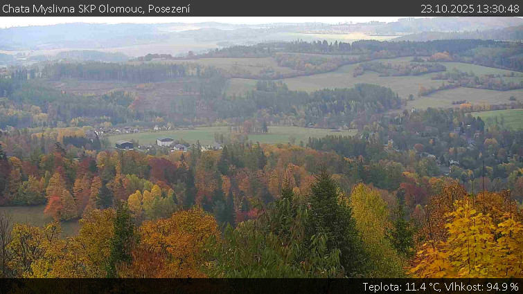 Chata Myslivna SKP Olomouc - Posezení - 23.10.2025 v 13:30 Chata Myslivna SKP Olomouc - Posezení - 23.10.2025 v 13:30