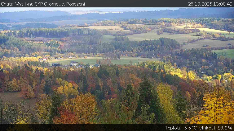 Chata Myslivna SKP Olomouc - Posezení - 26.10.2025 v 13:00 Chata Myslivna SKP Olomouc - Posezení - 26.10.2025 v 13:00