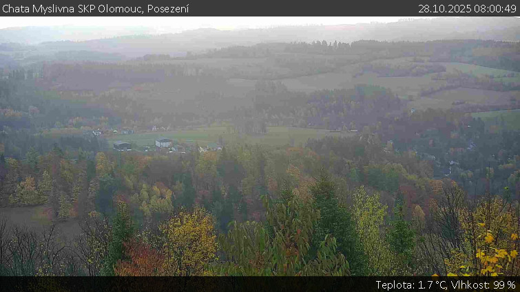 Chata Myslivna SKP Olomouc - Posezení - 28.10.2025 v 08:00 Chata Myslivna SKP Olomouc - Posezení - 28.10.2025 v 08:00