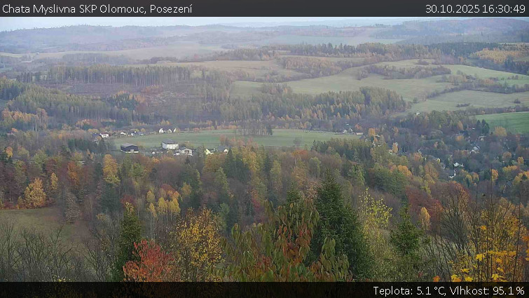 Chata Myslivna SKP Olomouc - Posezení - 30.10.2025 v 16:30 Chata Myslivna SKP Olomouc - Posezení - 30.10.2025 v 16:30