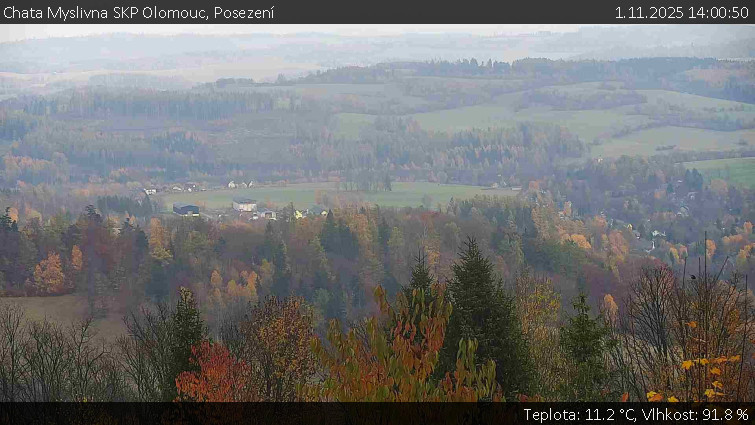 Chata Myslivna SKP Olomouc - Posezení - 1.11.2025 v 14:00 Chata Myslivna SKP Olomouc - Posezení - 1.11.2025 v 14:00