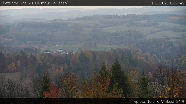 Chata Myslivna SKP Olomouc - Posezení - 1.11.2025 v 16:30 Chata Myslivna SKP Olomouc - Posezení - 1.11.2025 v 16:30