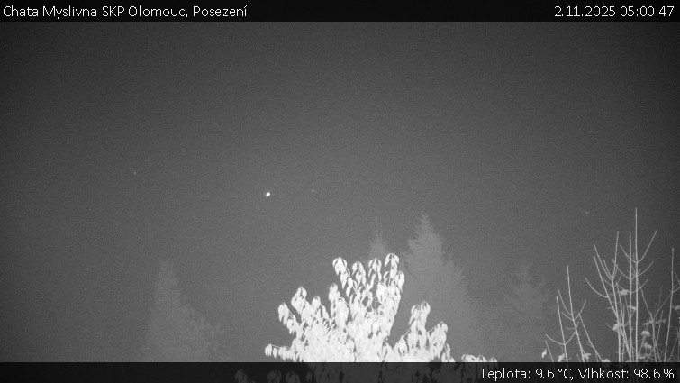 Chata Myslivna SKP Olomouc - Posezení - 2.11.2025 v 05:00 Chata Myslivna SKP Olomouc - Posezení - 2.11.2025 v 05:00
