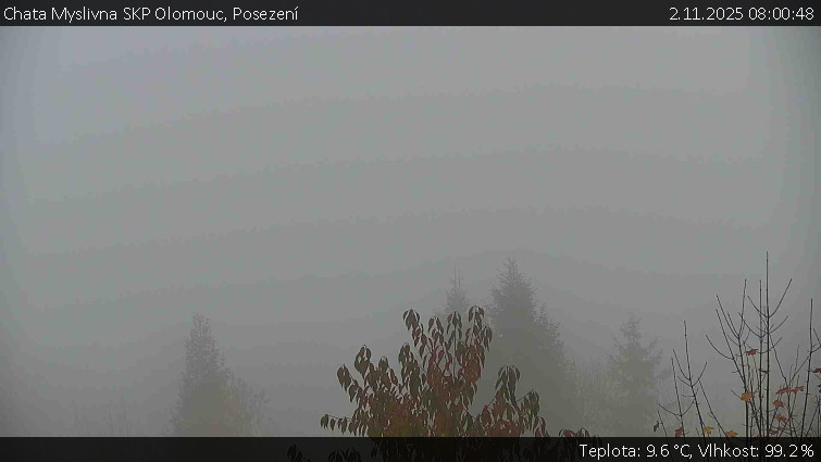 Chata Myslivna SKP Olomouc - Posezení - 2.11.2025 v 08:00 Chata Myslivna SKP Olomouc - Posezení - 2.11.2025 v 08:00