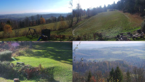 Chata Myslivna SKP Olomouc - Sdružený snímek okolí chaty Myslivna - 5.11.2024 v 11:01 Chata Myslivna SKP Olomouc - Sdružený snímek okolí chaty Myslivna - 5.11.2024 v 11:01