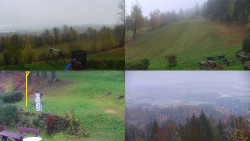 Sdružený snímek okolí chaty Myslivna