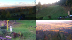 Sdružený snímek okolí chaty Myslivna