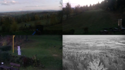 Sdružený snímek okolí chaty Myslivna