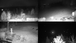 Sdružený snímek okolí chaty Myslivna