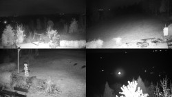 Sdružený snímek okolí chaty Myslivna