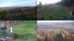 Sdružený snímek okolí chaty Myslivna