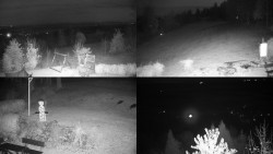 Sdružený snímek okolí chaty Myslivna