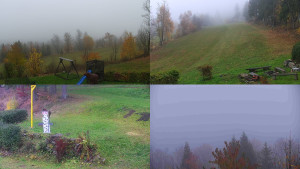 Chata Myslivna SKP Olomouc - Sdružený snímek okolí chaty Myslivna - 2.11.2025 v 15:01 Chata Myslivna SKP Olomouc - Sdružený snímek okolí chaty Myslivna - 2.11.2025 v 15:01