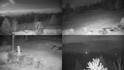 Sdružený snímek okolí chaty Myslivna