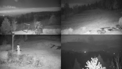 Sdružený snímek okolí chaty Myslivna