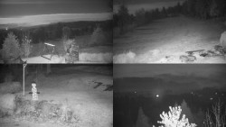 Sdružený snímek okolí chaty Myslivna