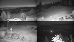 Sdružený snímek okolí chaty Myslivna