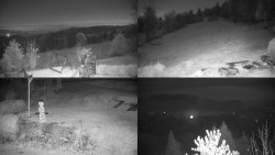 Sdružený snímek okolí chaty Myslivna