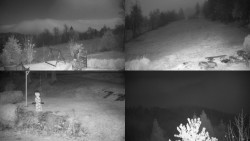 Sdružený snímek okolí chaty Myslivna