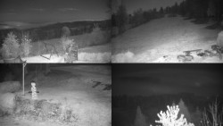 Sdružený snímek okolí chaty Myslivna