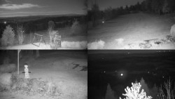 Sdružený snímek okolí chaty Myslivna