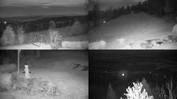 Sdružený snímek okolí chaty Myslivna