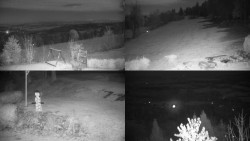 Sdružený snímek okolí chaty Myslivna