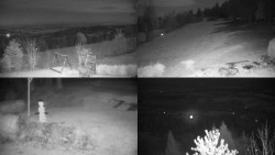 Sdružený snímek okolí chaty Myslivna