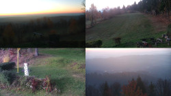 Sdružený snímek okolí chaty Myslivna