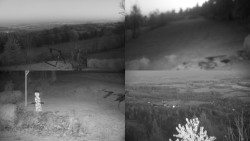 Sdružený snímek okolí chaty Myslivna