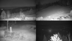 Sdružený snímek okolí chaty Myslivna