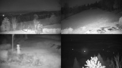 Sdružený snímek okolí chaty Myslivna