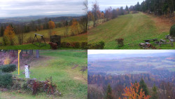 Sdružený snímek okolí chaty Myslivna