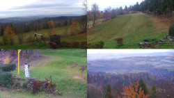 Sdružený snímek okolí chaty Myslivna