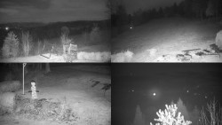 Sdružený snímek okolí chaty Myslivna