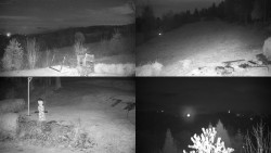 Sdružený snímek okolí chaty Myslivna