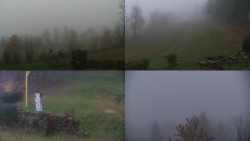 Sdružený snímek okolí chaty Myslivna