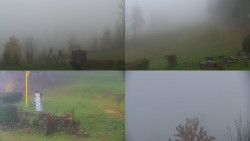 Sdružený snímek okolí chaty Myslivna