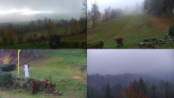 Sdružený snímek okolí chaty Myslivna