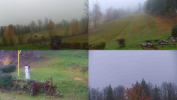 Sdružený snímek okolí chaty Myslivna